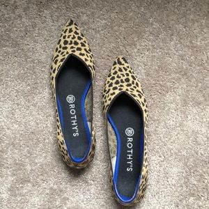 Rothy’s Leopard Points Size 9